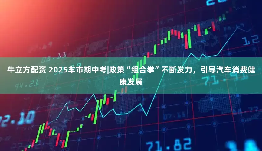 牛立方配资 2025车市期中考|政策“组合拳”不断发力，引导汽车消费健康发展